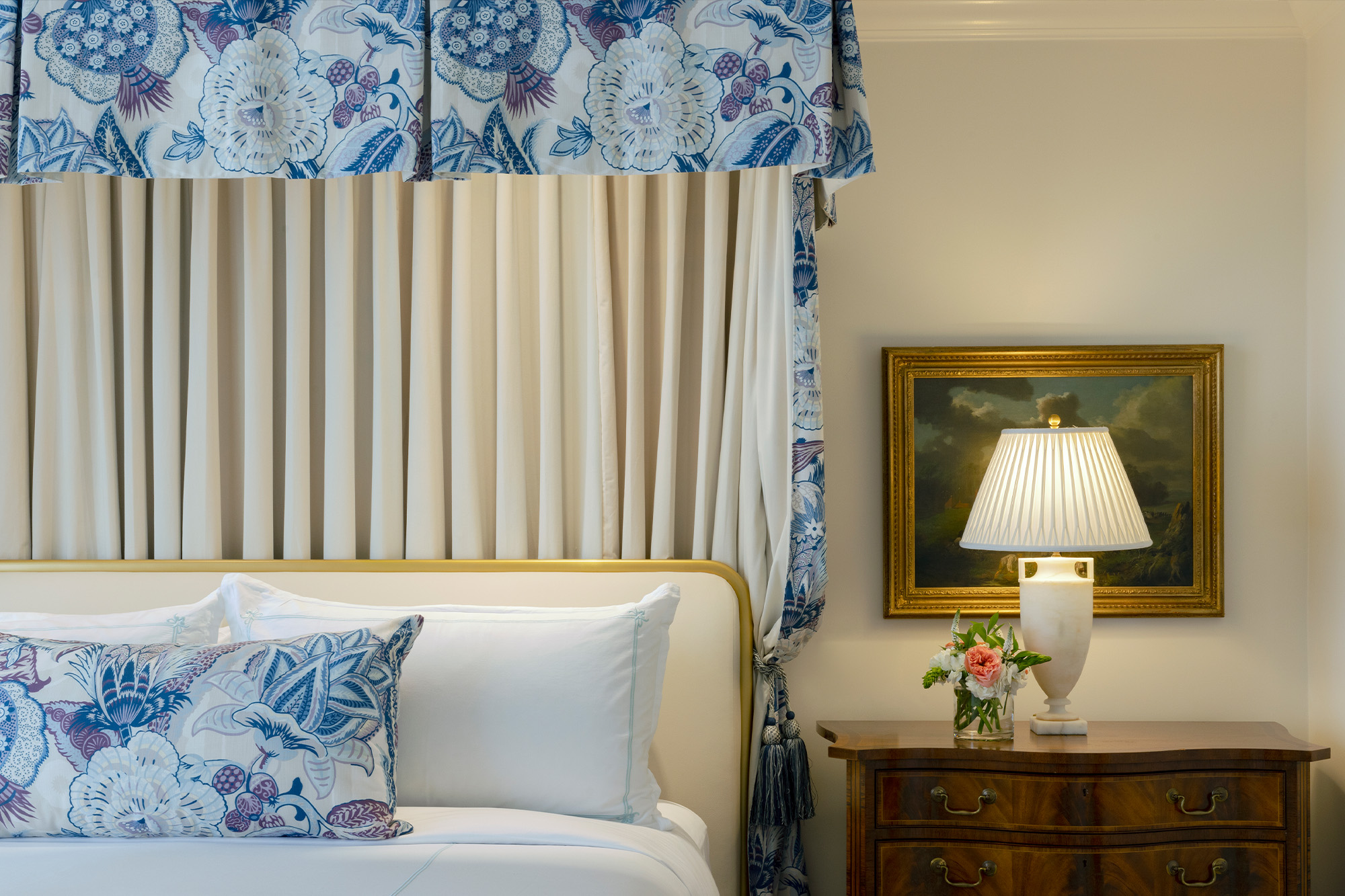 Presidential Suite Bed - The Windsor Court Hotel in New Orleans